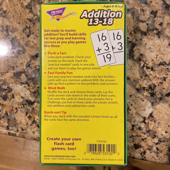 EUC Lot of Math Flash Cards - Picture 4 of 12